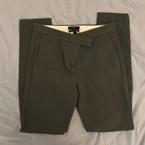 Dark Grey J Crew Ryder Skinny Office Pants 2